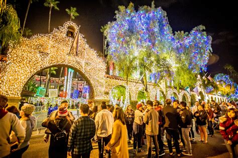 Festival of lights riverside - Aug 5, 2020 · RIVERSIDE, Calif. – With revenues down as a result of the COVID-19 pandemic and large gatherings currently not allowed in California, the City of Riverside will scale back its participation in the 2020 Mission Inn Hotel & Spa Festival of Lights. The City Council voted unanimously on Tuesday (8/4) to spend $60,000 to support a lower cost ... 